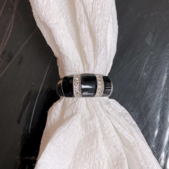 Park Lane Jewelry - Enamel and rhinestone ring